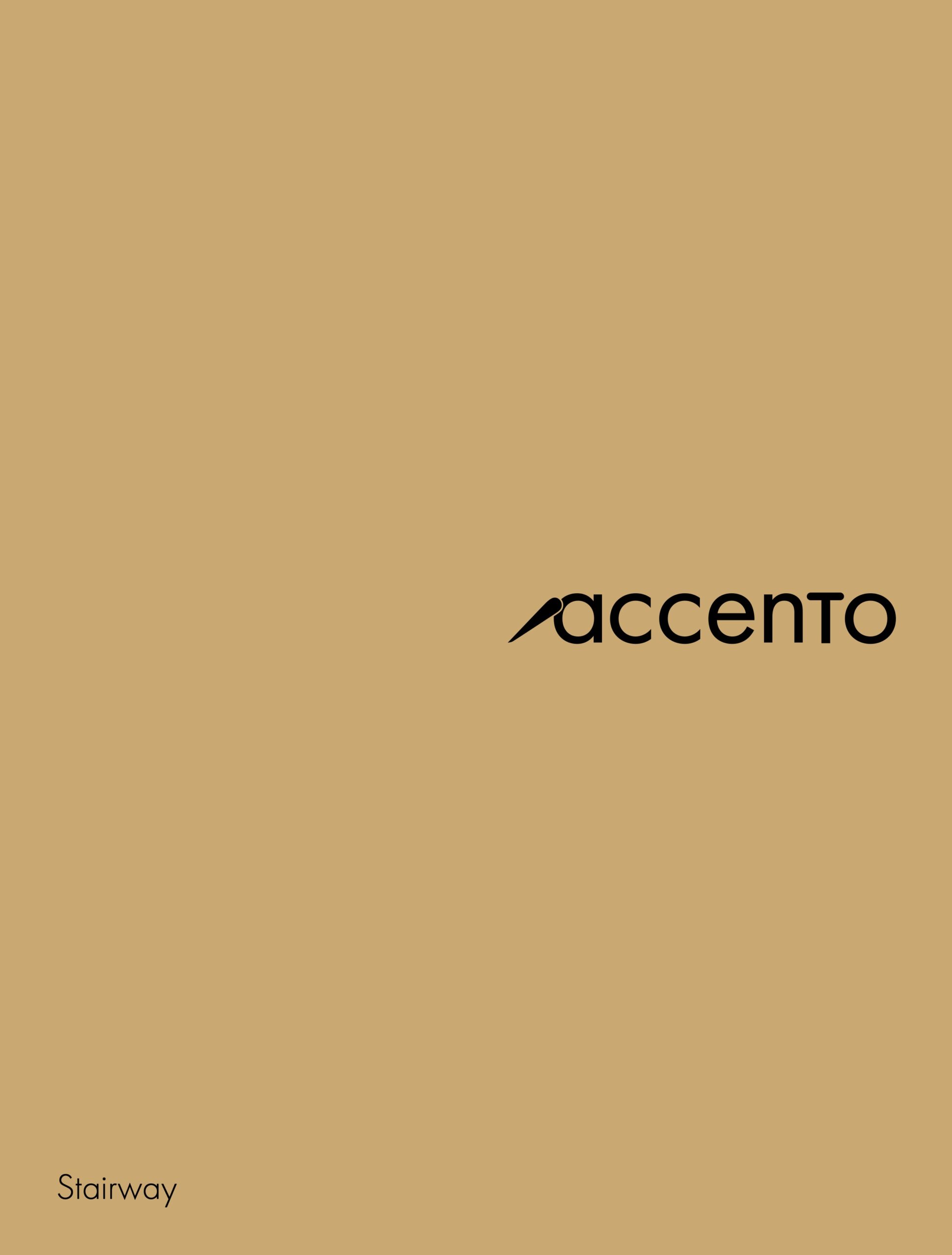 "Accento" catalog cover